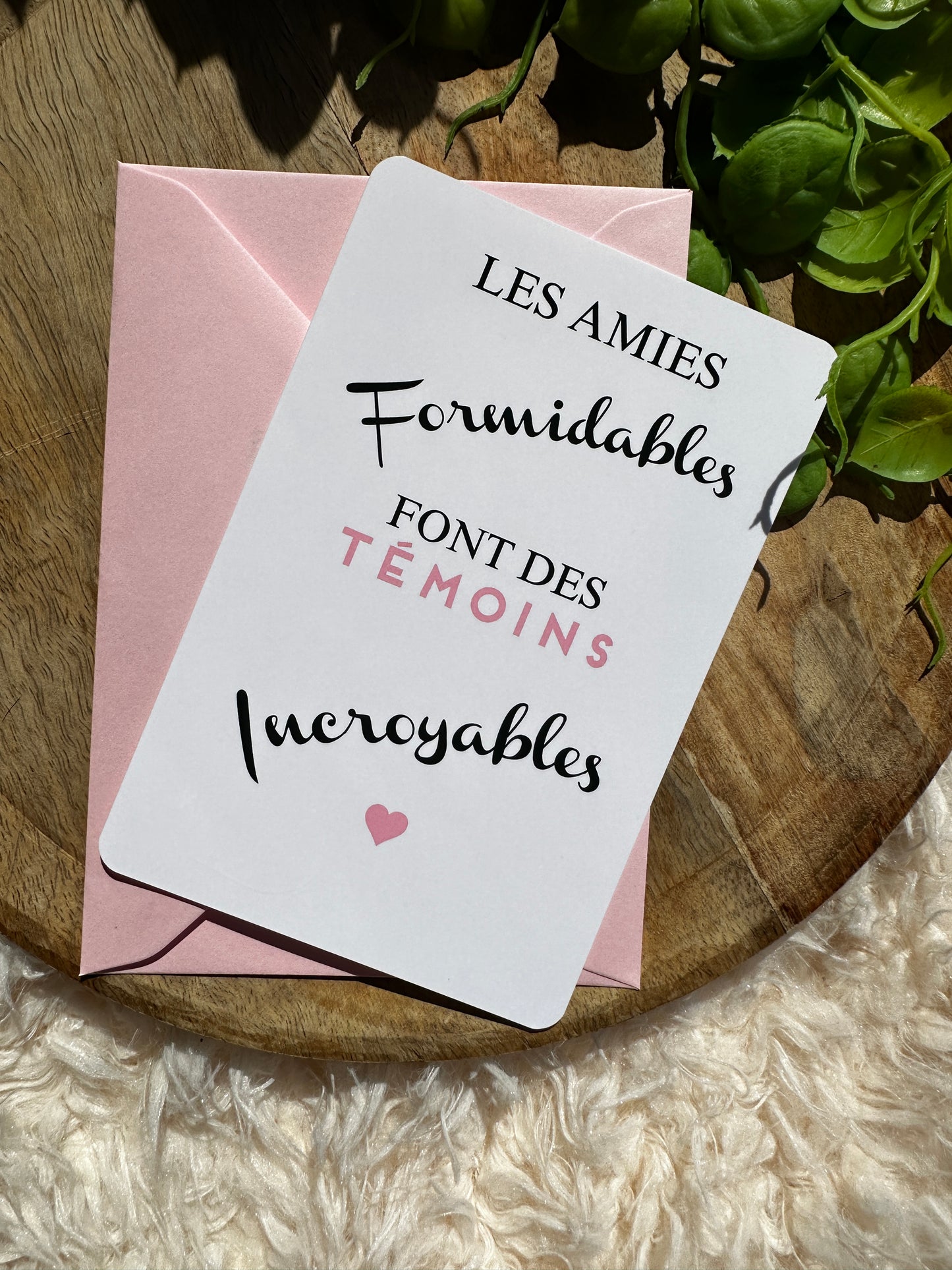 Carte demande de témoin de mariage formidable incroyable colorées