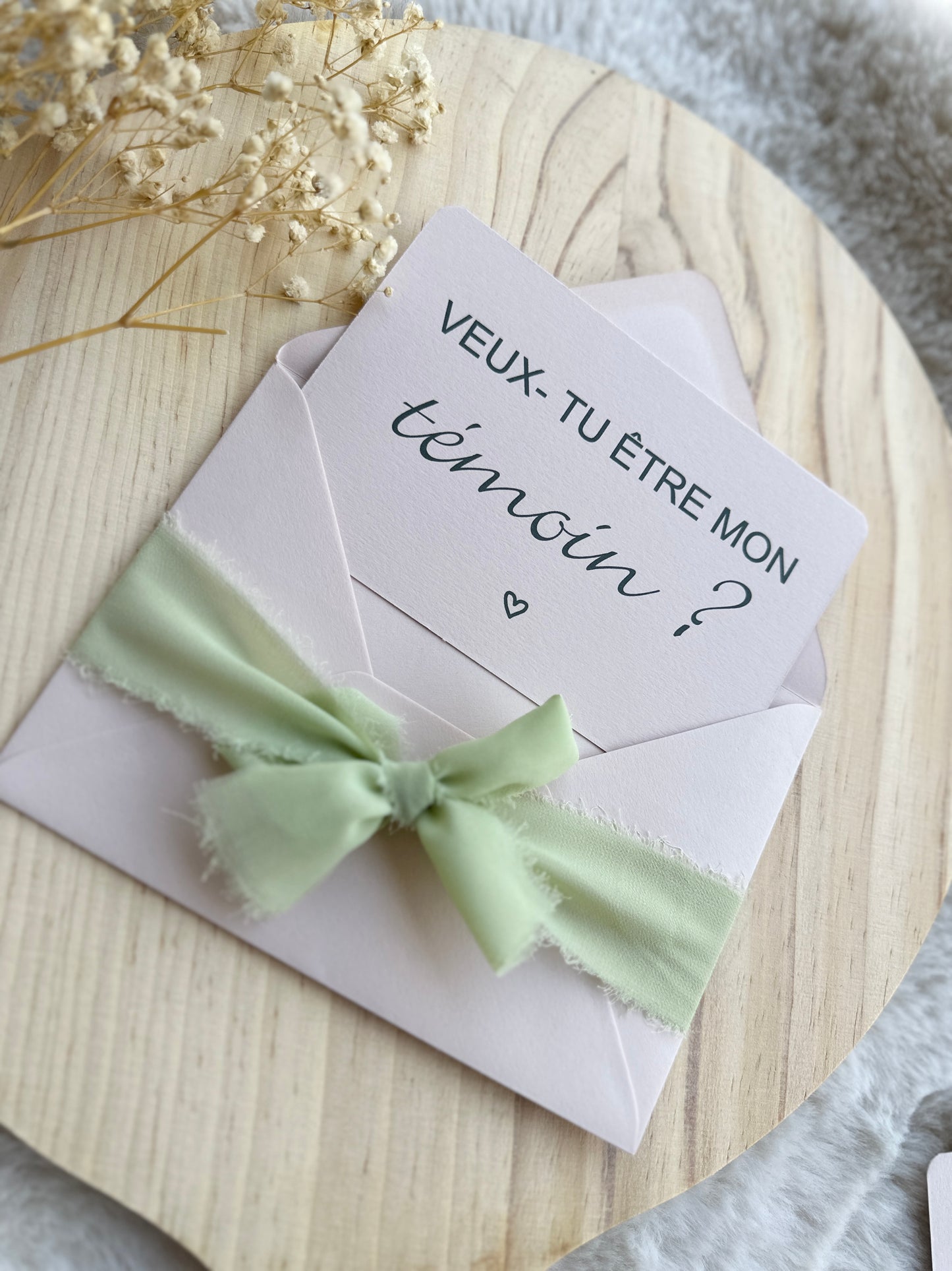 Carte demande de témoin de mariage garçon d'honneur, demoiselle d'honneur