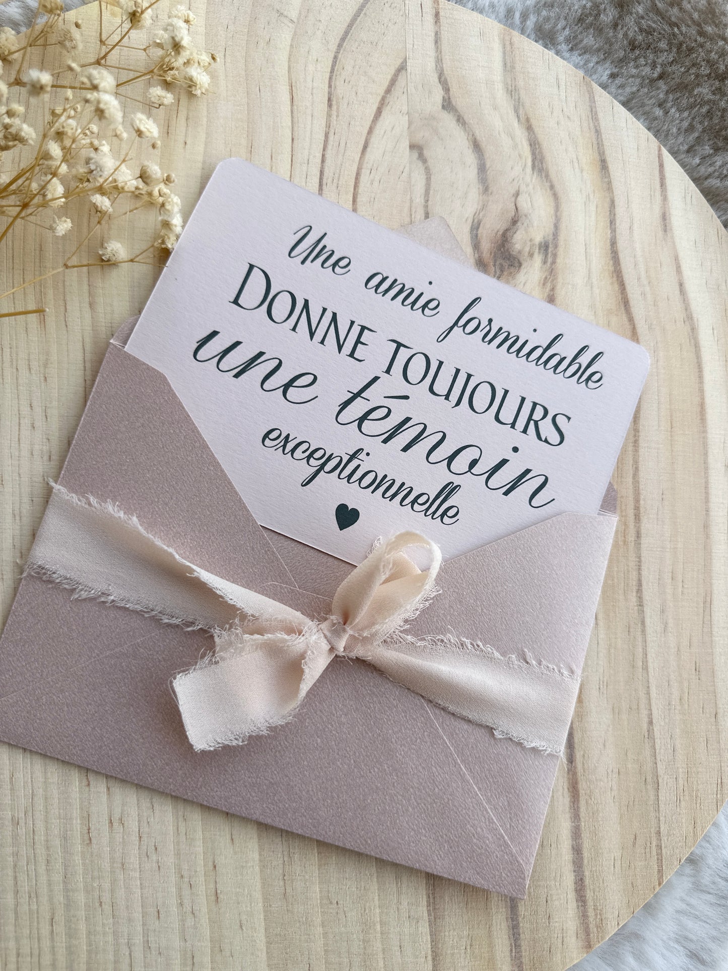 Carte demande de témoin de mariage garçon d'honneur, demoiselle d'honneur