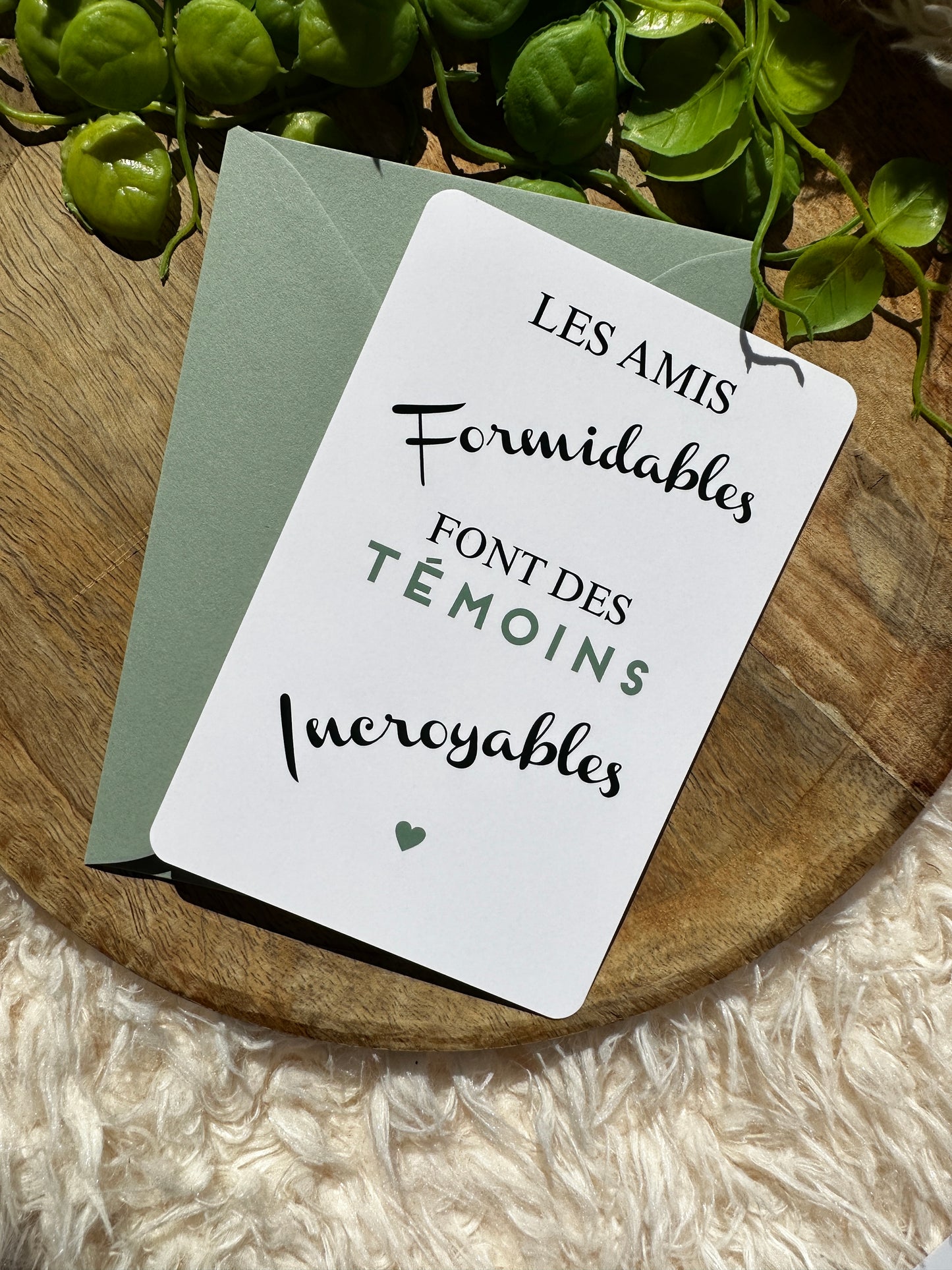 Carte demande de témoin de mariage formidable incroyable colorées