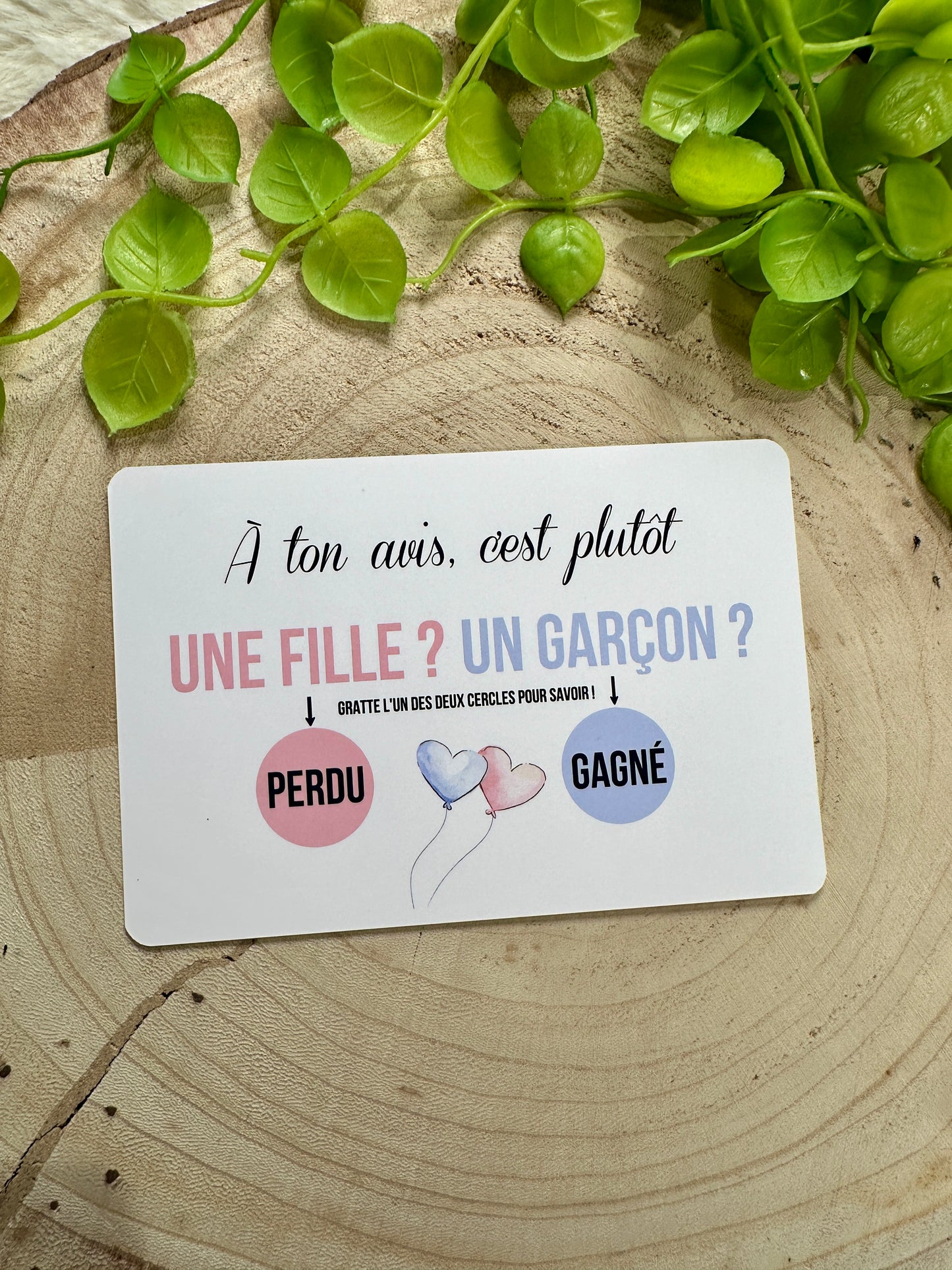 Annonce sexe carte à gratter fille ou garçon