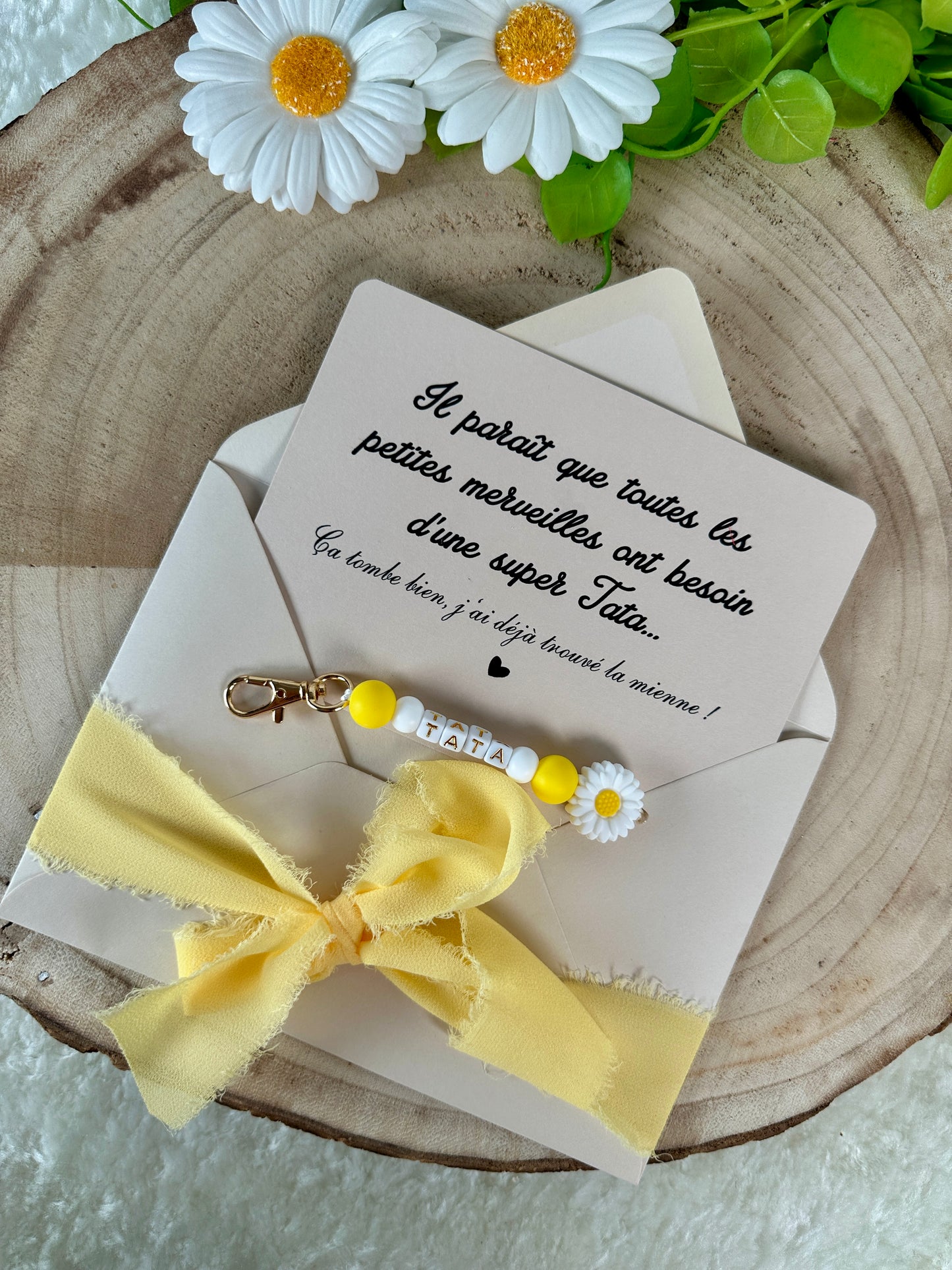 Annonce grossesse carte porte clé pour tata (soeur, meilleure amie, cousine, amie)