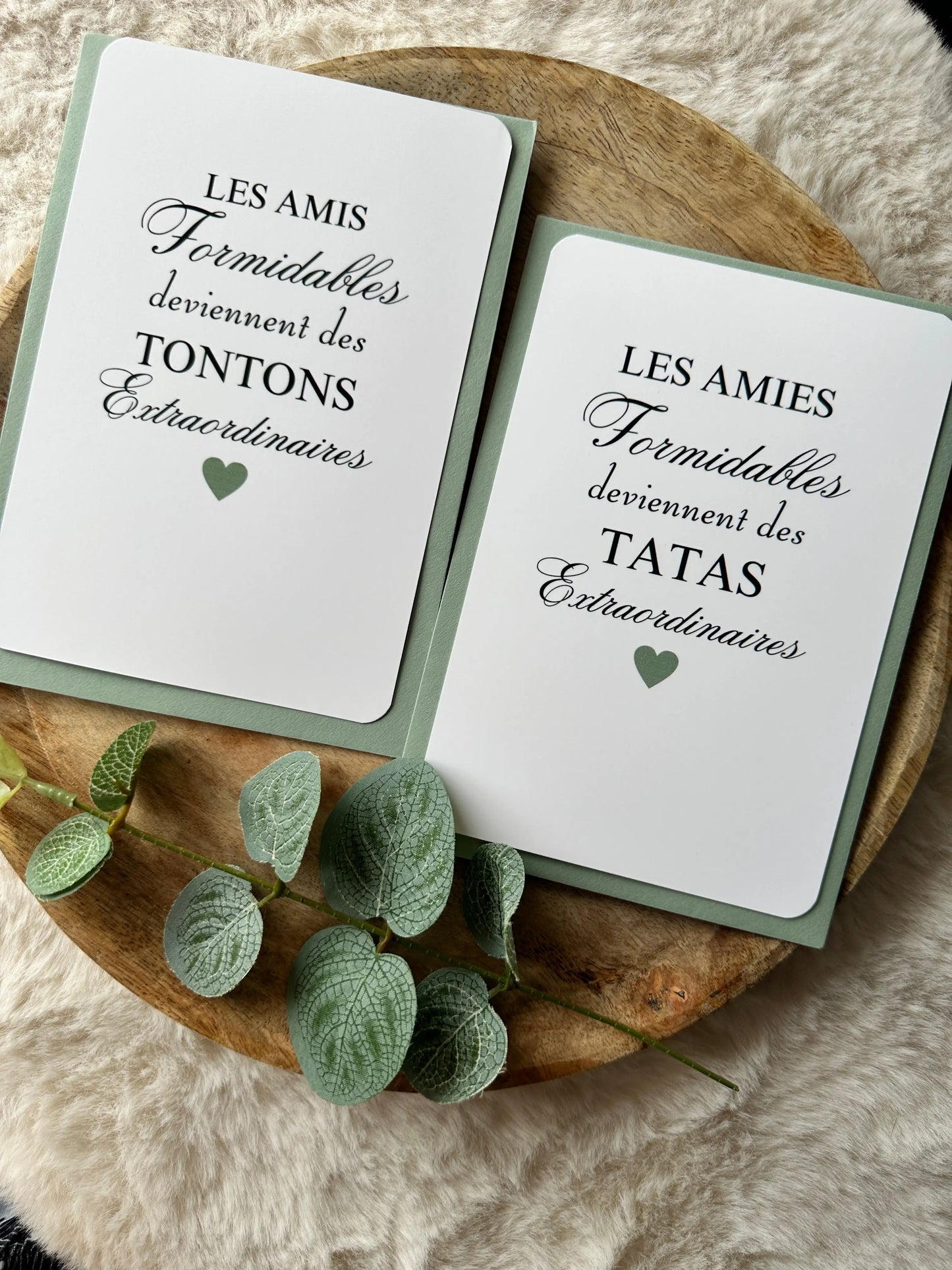 Carte annonce de grossesse, famille, tata, tonton, ami, amie, sœur, frère, maman, papa, papi, mamie, cousin, cousine Annonce ton Bonheur