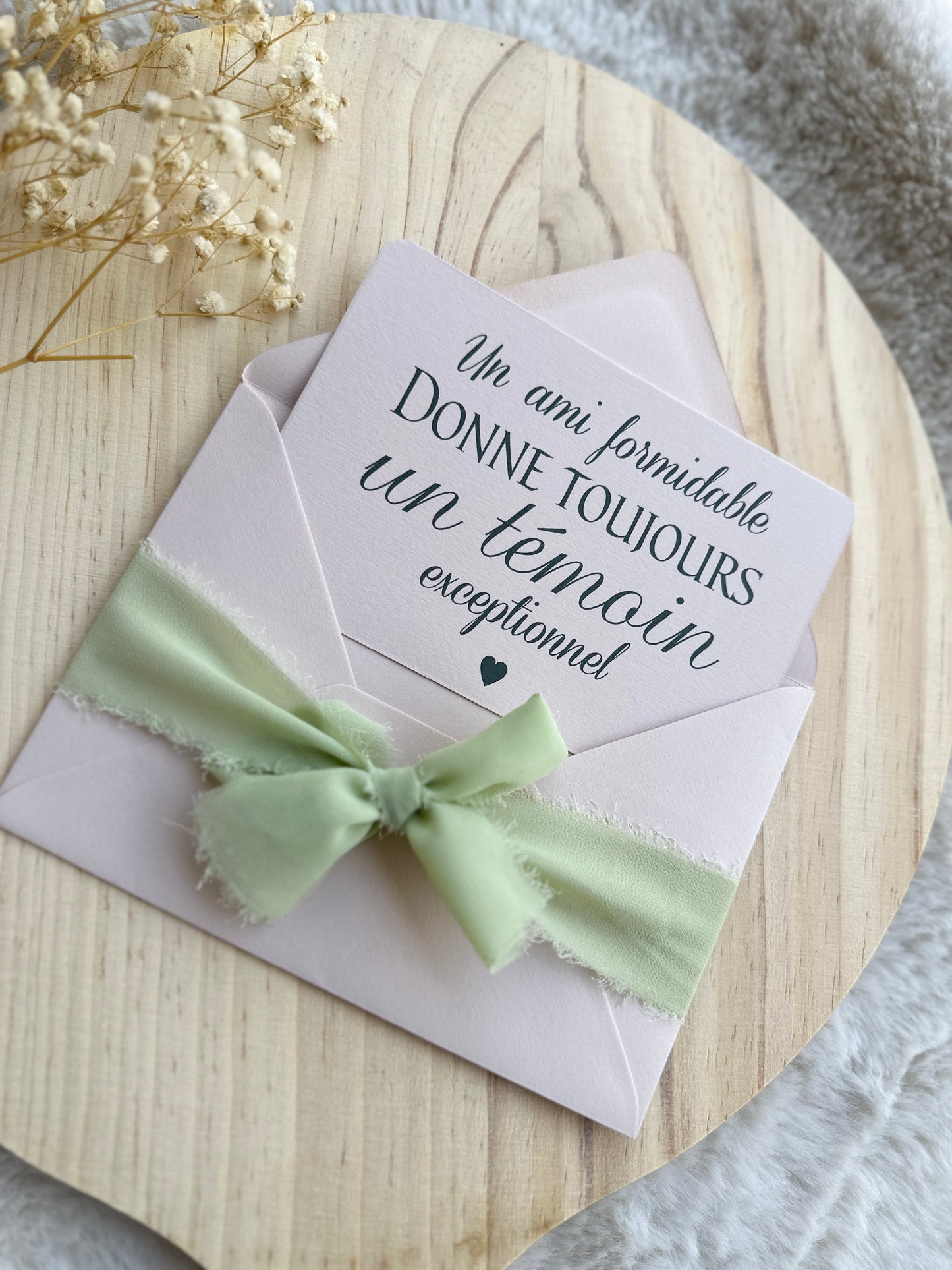 Carte demande de témoin de mariage garçon d'honneur, demoiselle d'honneur