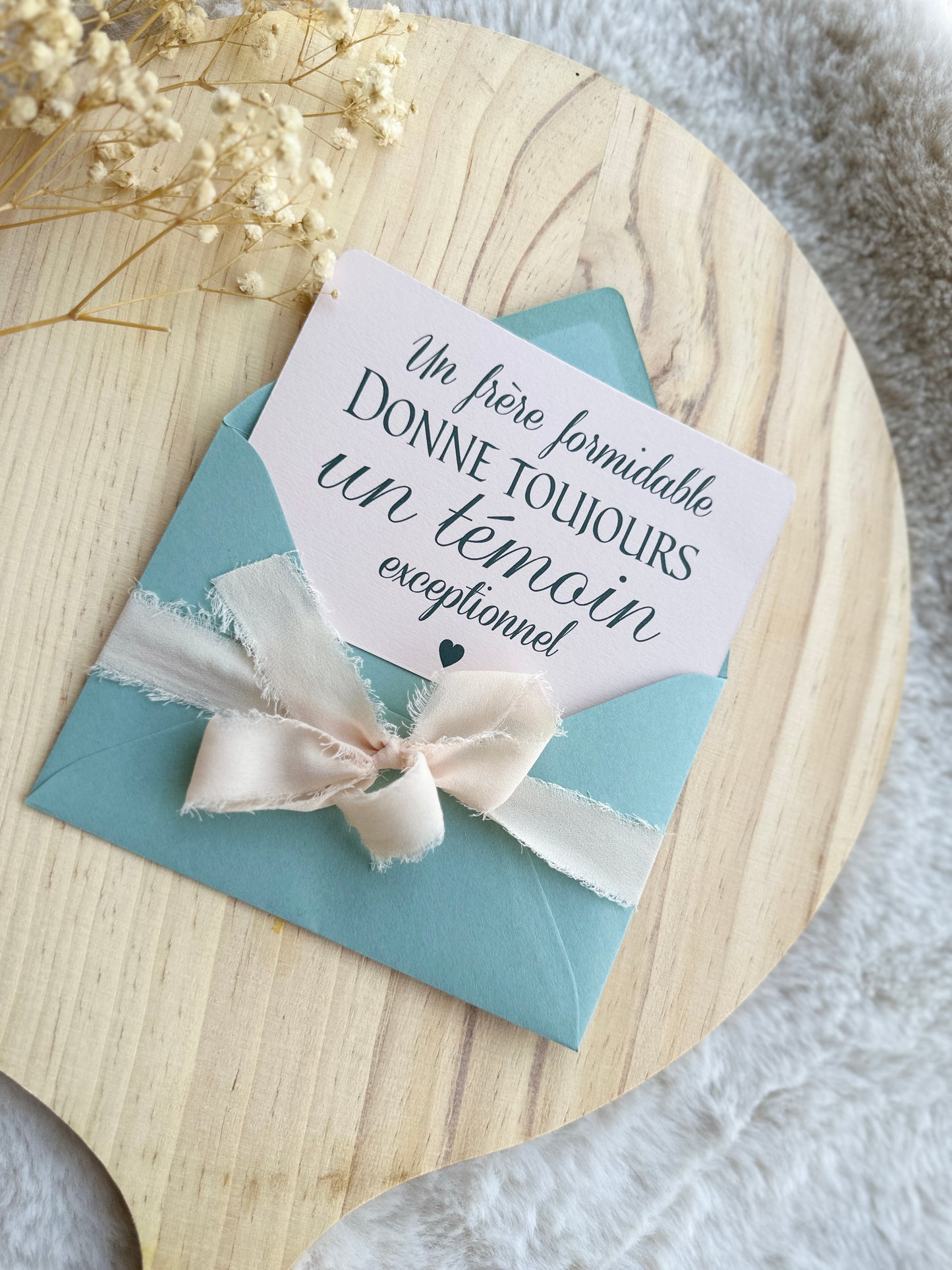 Carte demande de témoin de mariage garçon d'honneur, demoiselle d'honneur