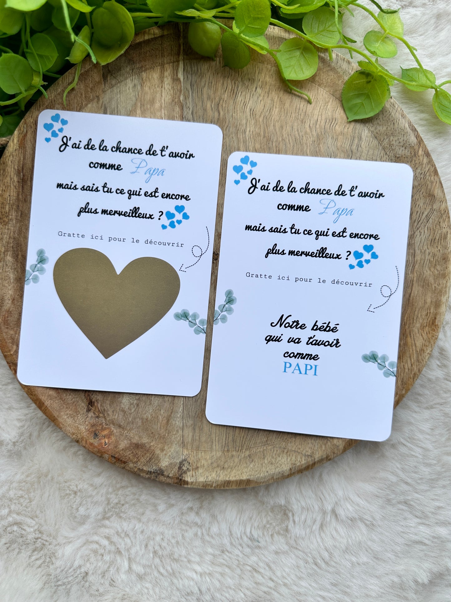 Carte à gratter famille