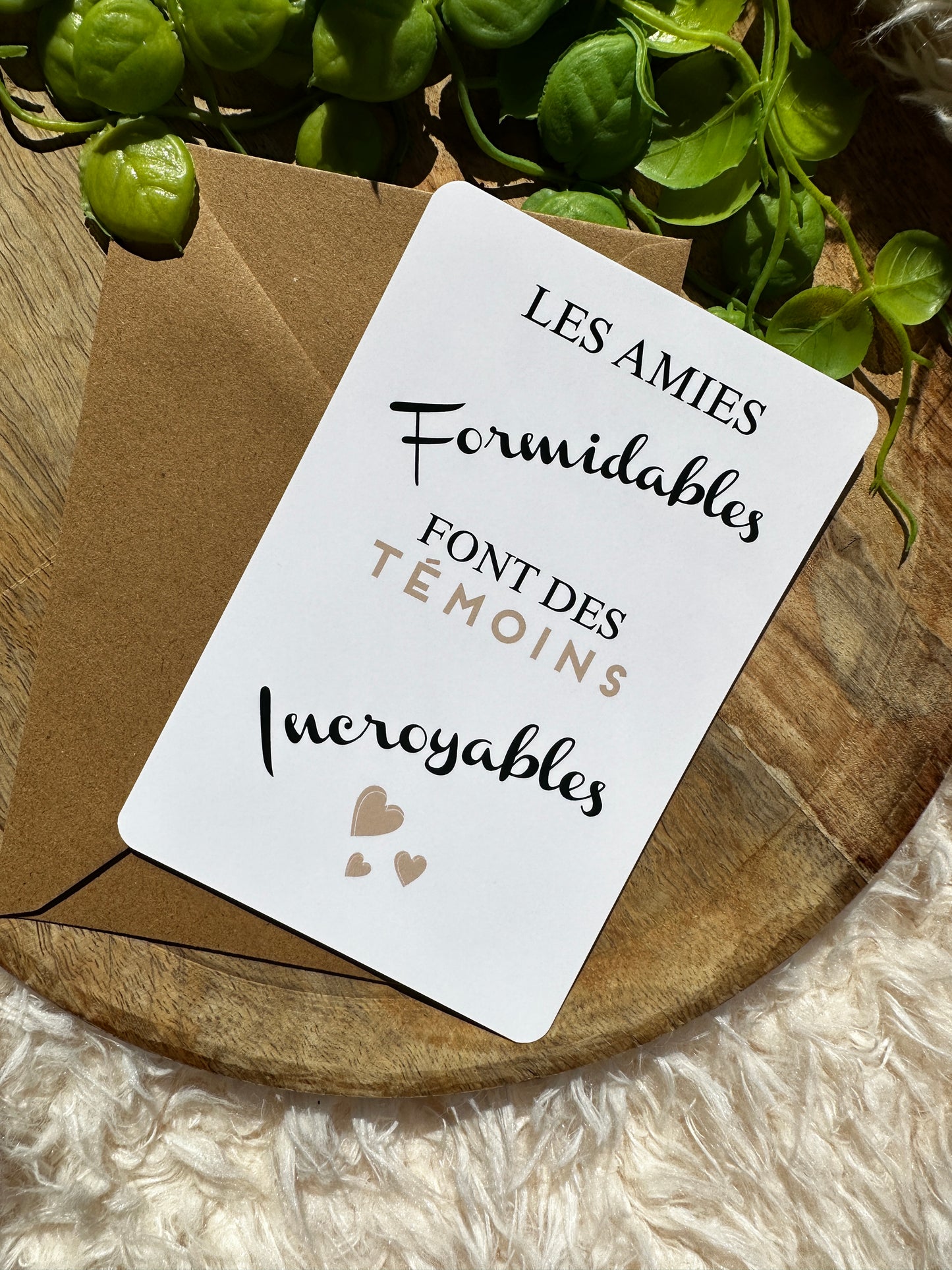 Carte demande de témoin de mariage formidable incroyable colorées