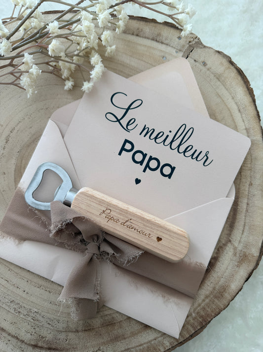 Cadeau fête des pères, papa décapsuleur